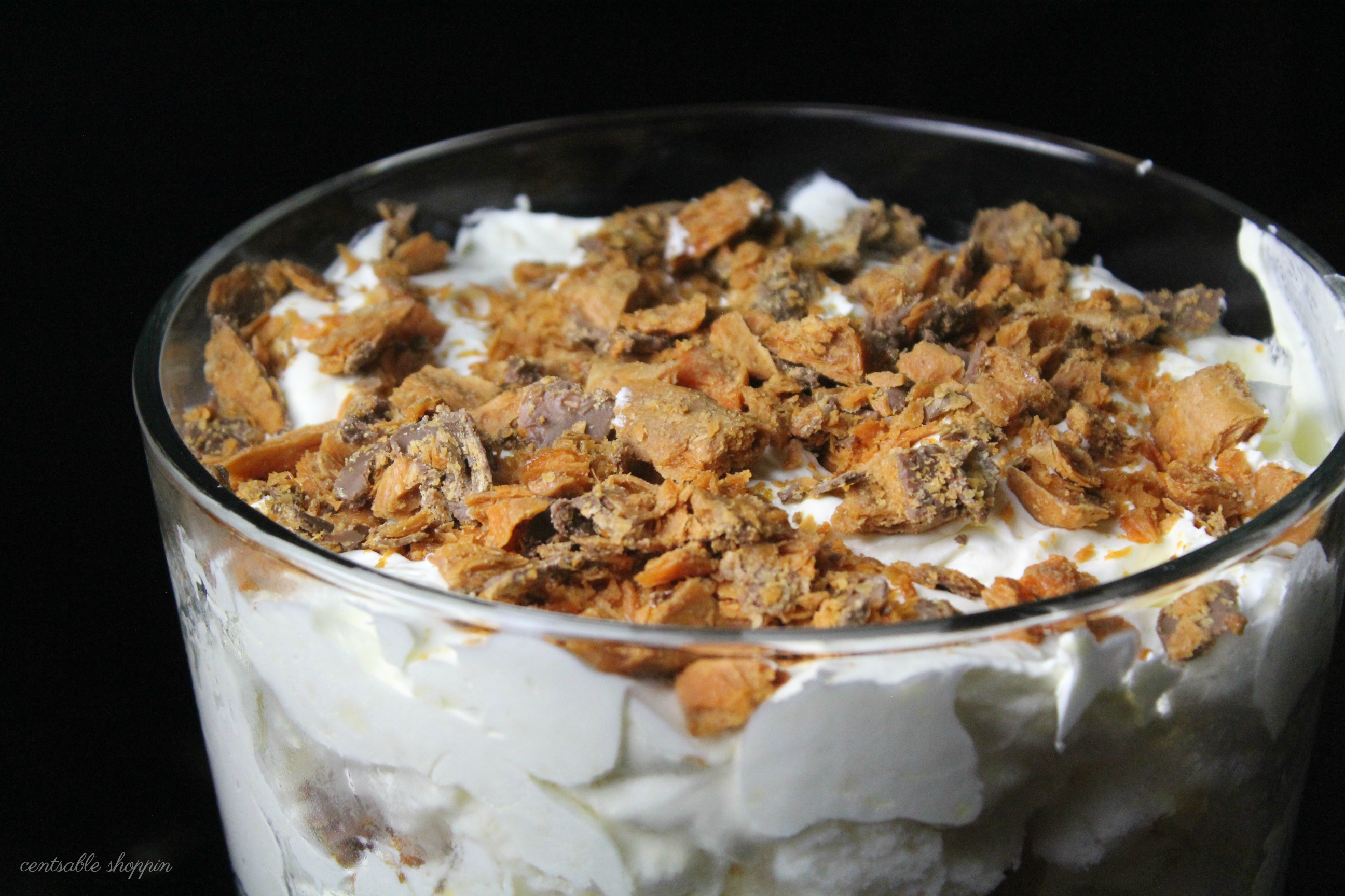 No Bake Butterfinger Cake