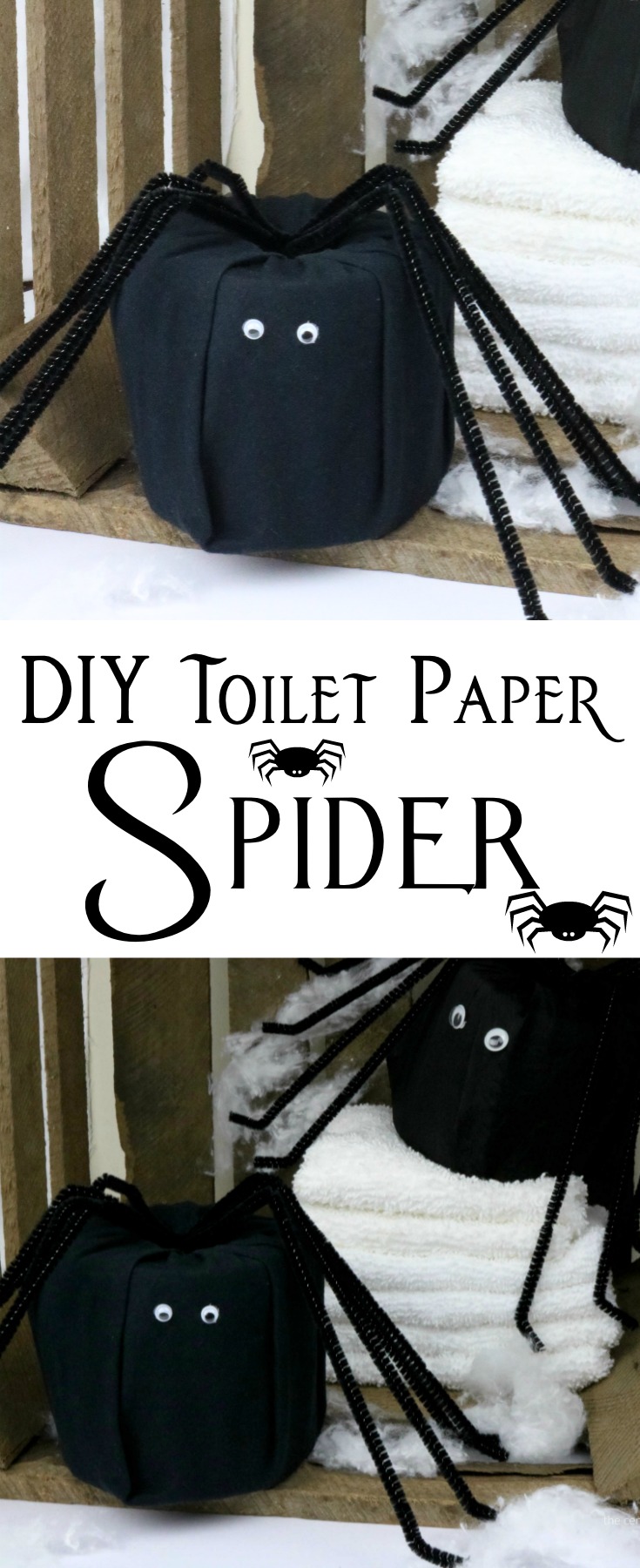 DIY Toilet Paper Spider The CentsAble Shoppin