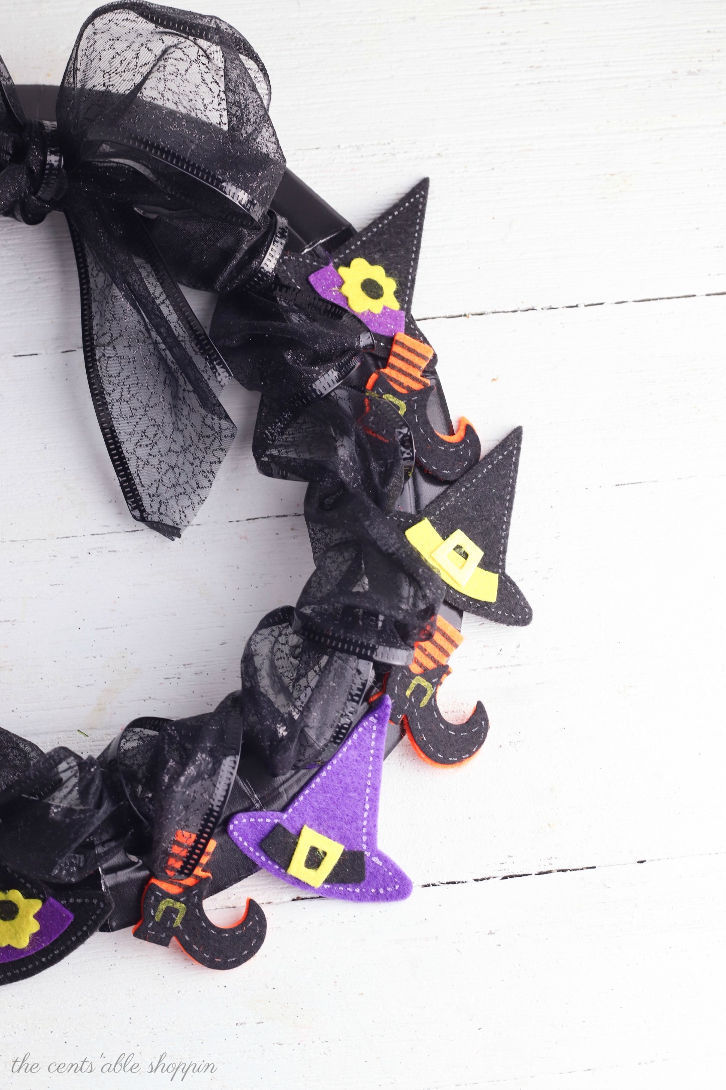 Halloween Witch Wreath