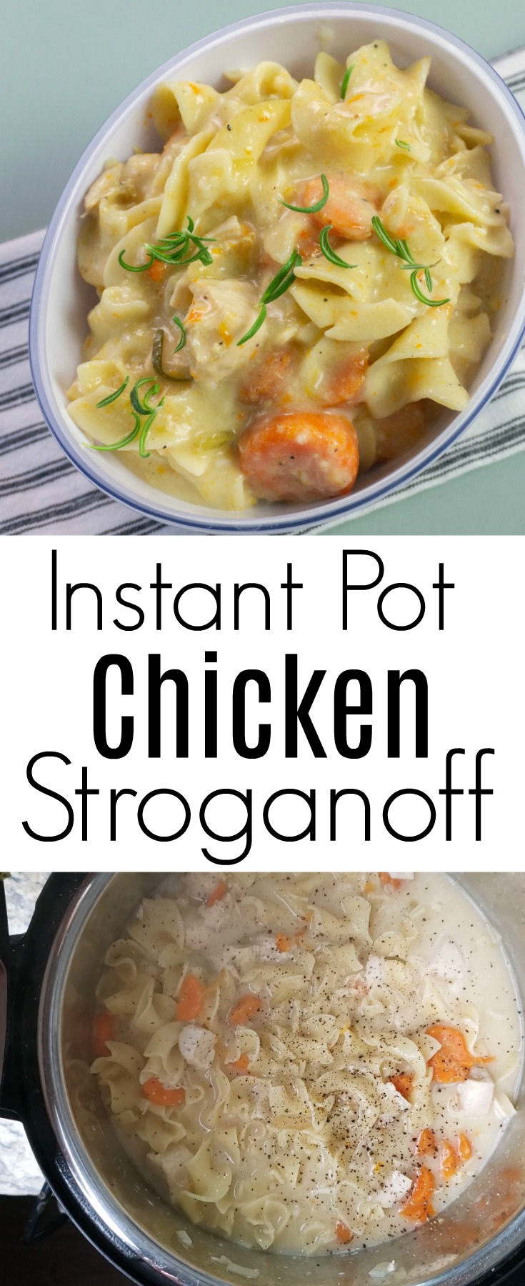 Instant Pot Chicken Strogranoff