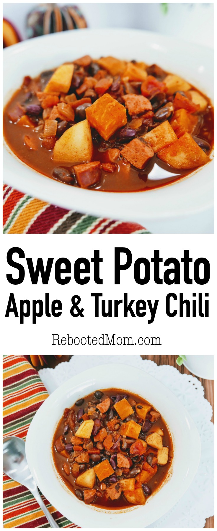Sweet Potato, Apple & Turkey Chili