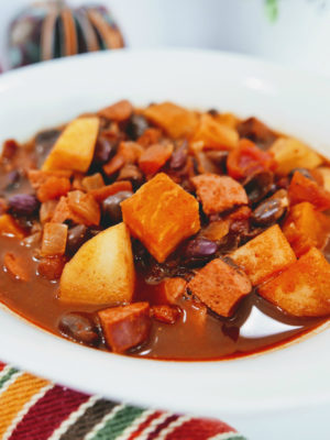 Sweet Potato, Apple and Turkey Chili