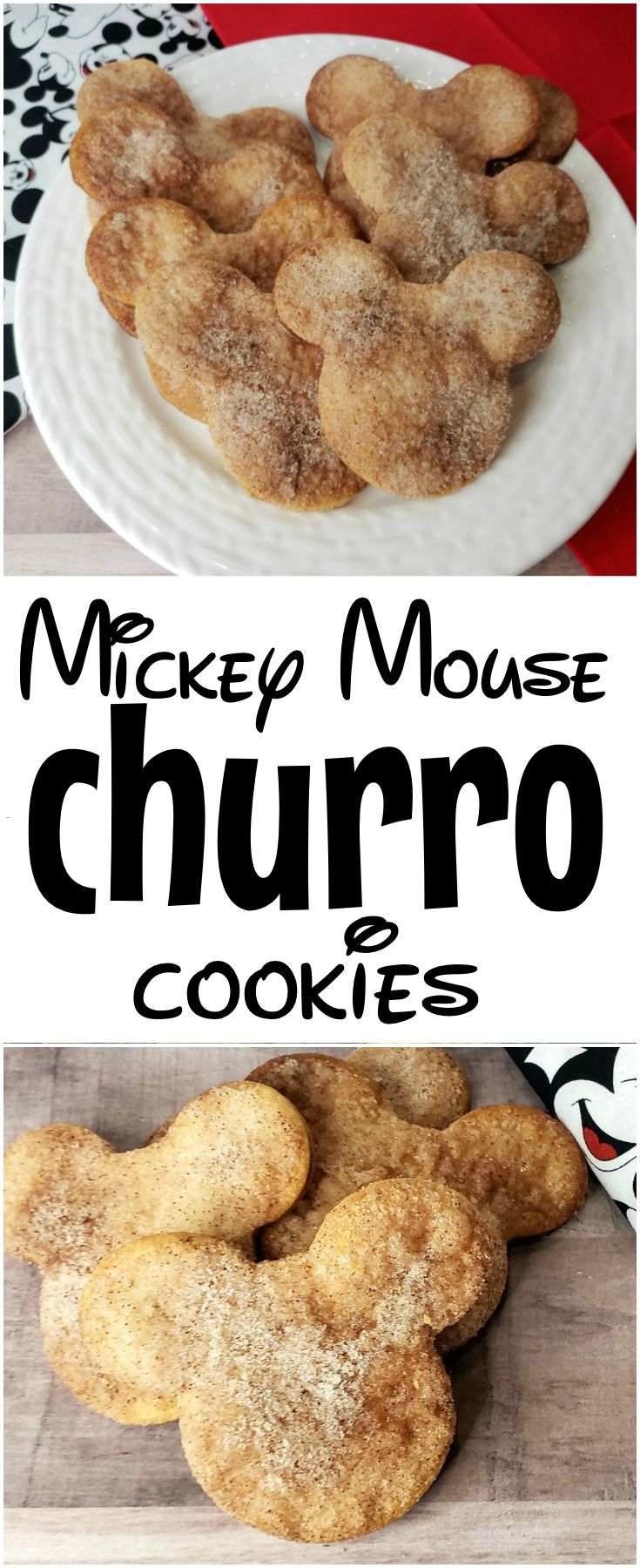 Mickey Mouse Churro Cookies