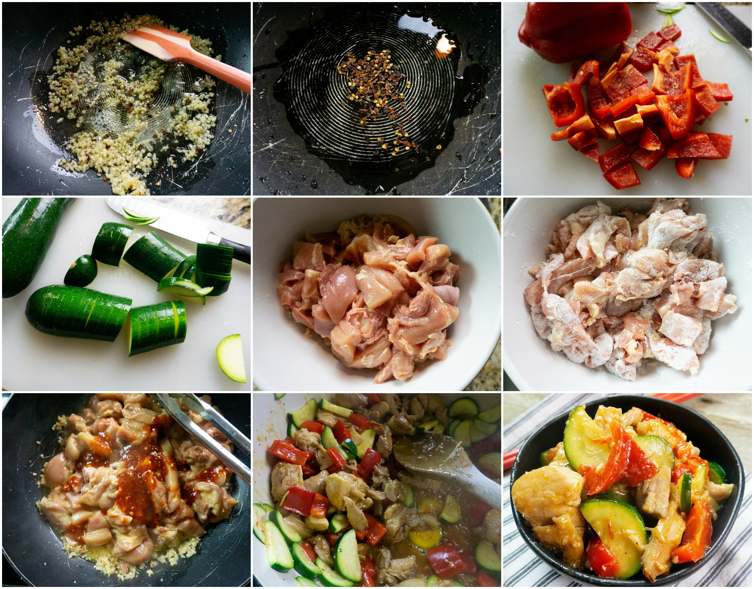 Kung Pao Chicken - Process Pictures