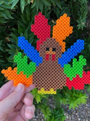 Perler Bead Turkey