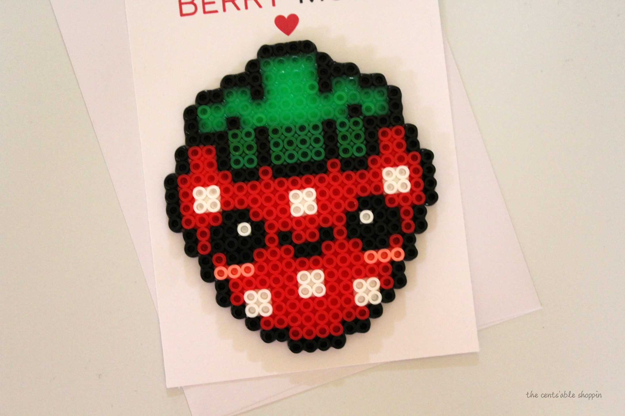 Strawberry Love Pun Card