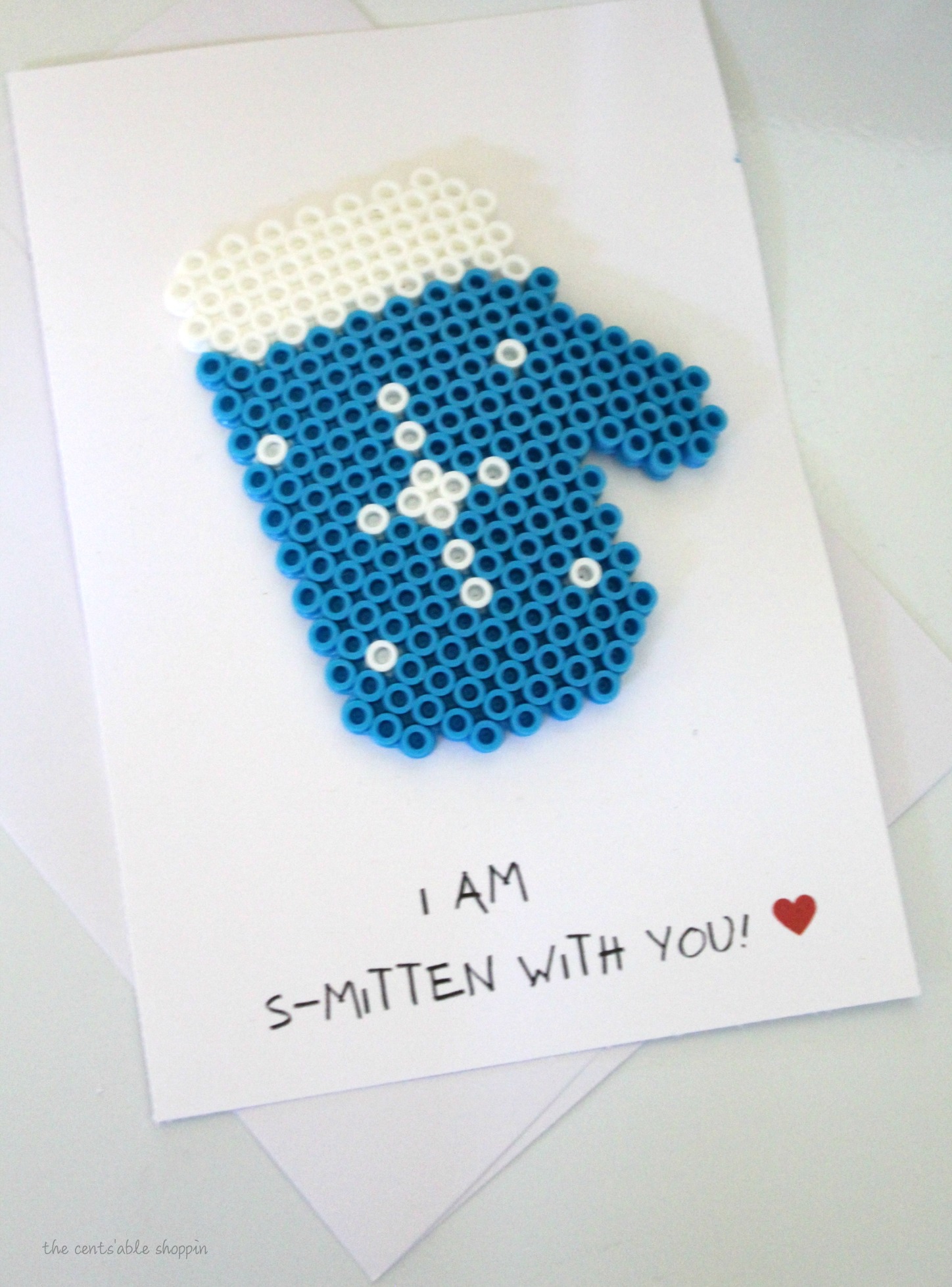 Mitten Perler Bead Pun