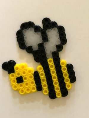 Bumble Bee Perler Bead + Printable Card