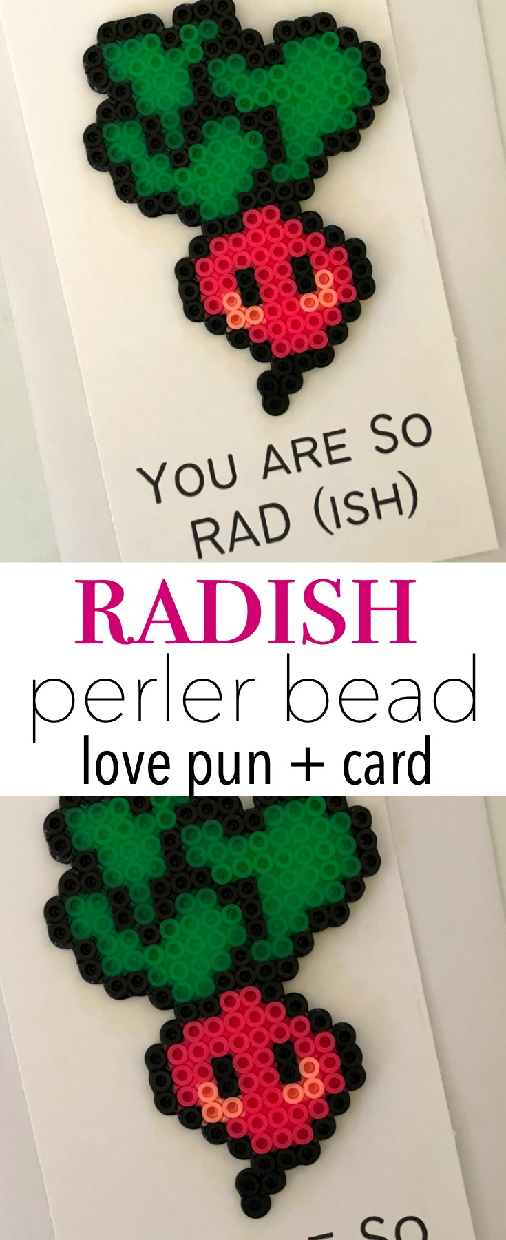 Radish Perler Bead