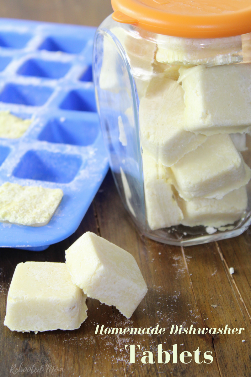 Homemade Dishwasher Tabs without Borax