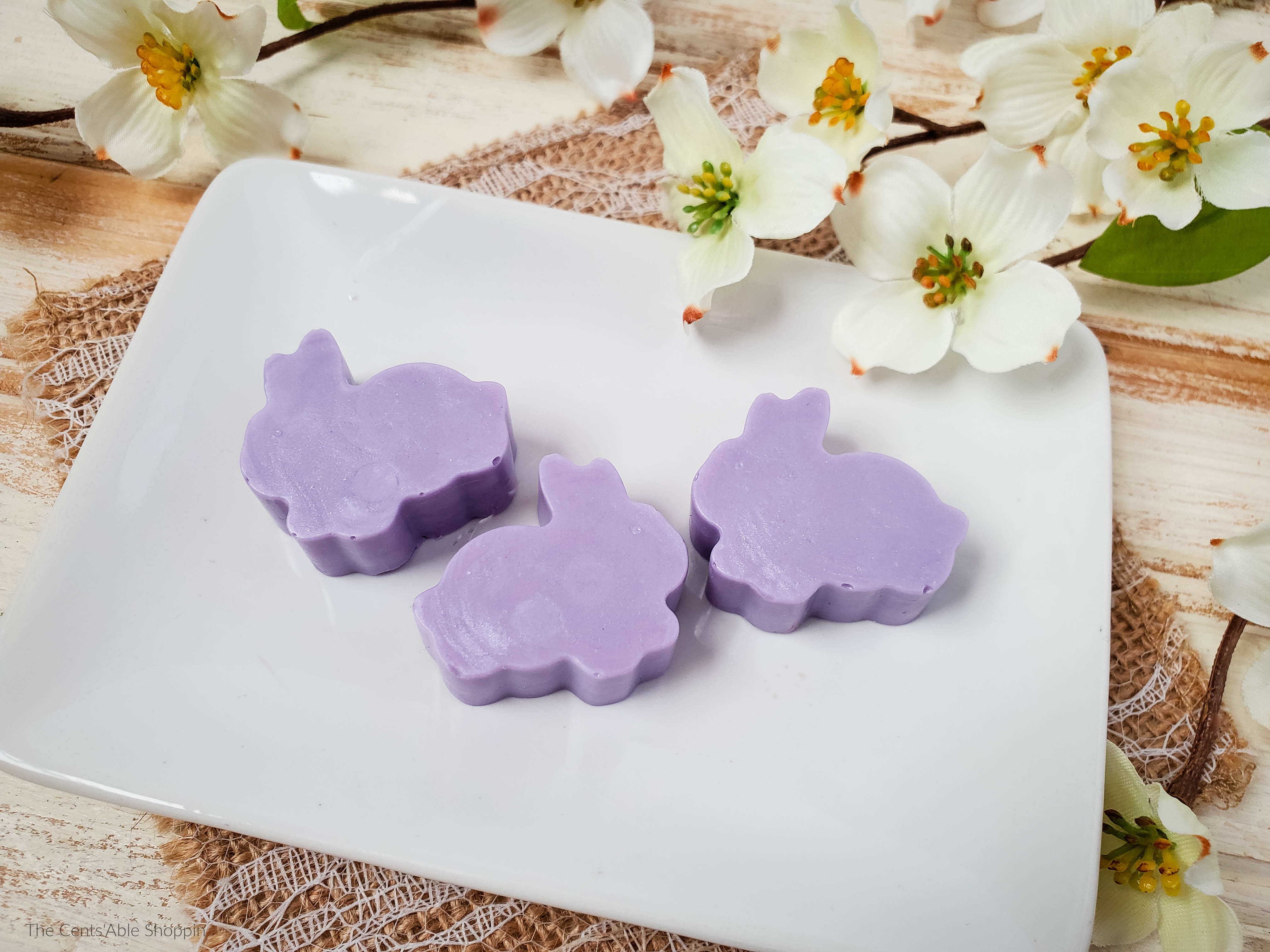 Lilac Bunny Soap DIY