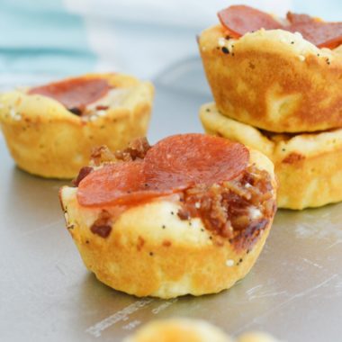 Kid Friendly Meat Lovers Pizza Cups
