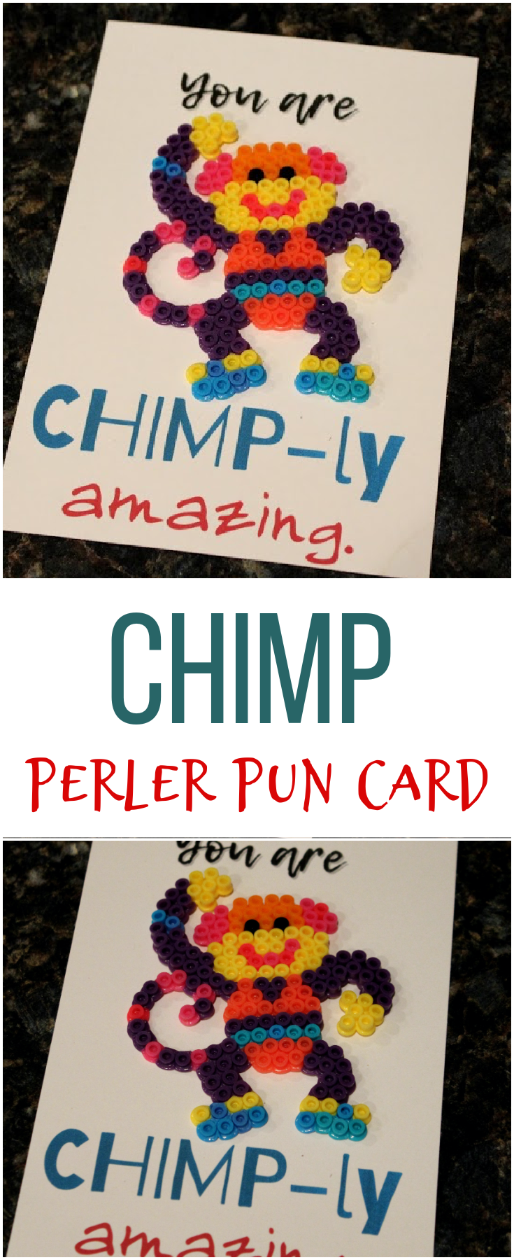 Chimp Pun Card