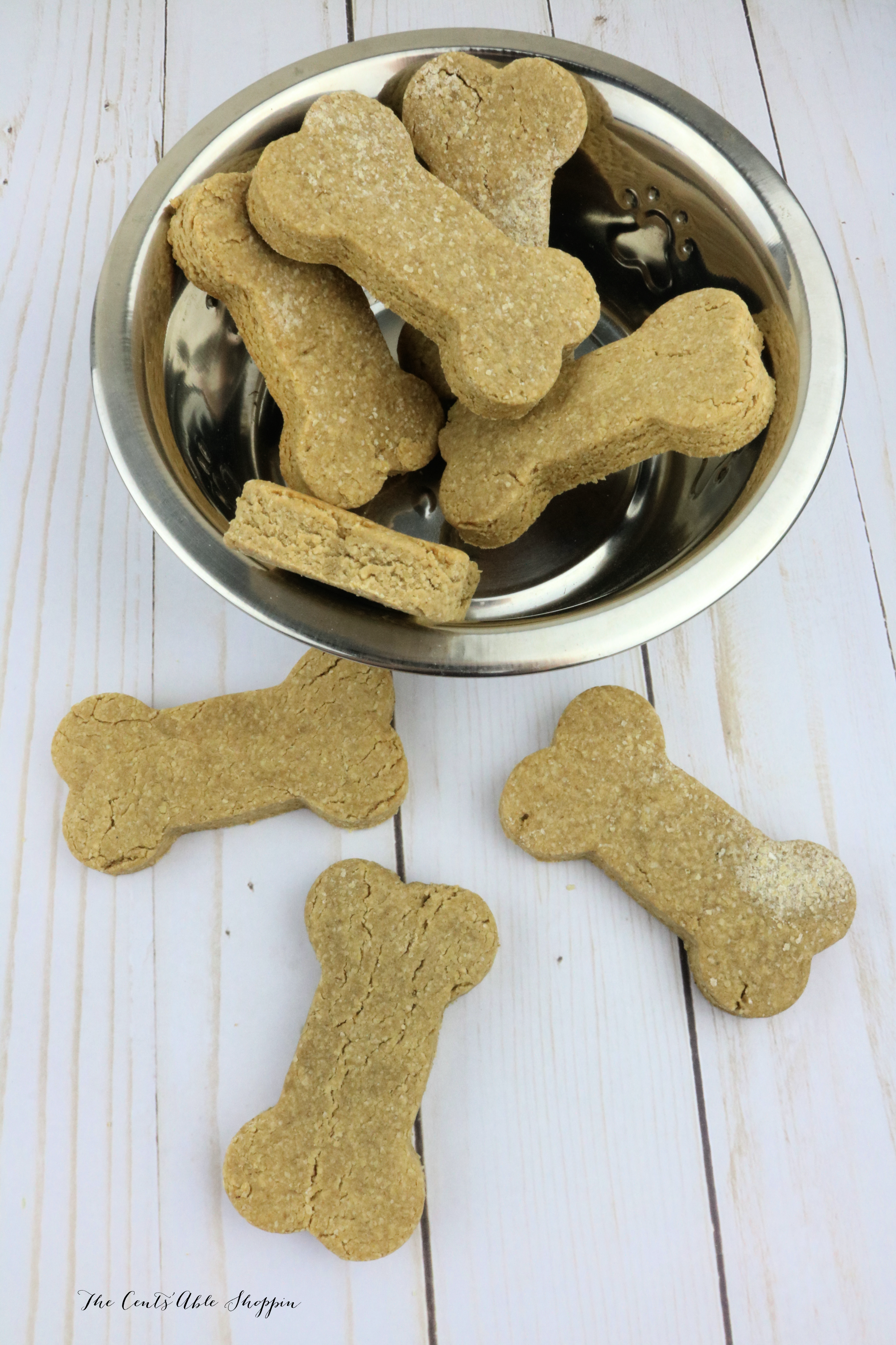 Peanut Butter Banana Dog Treats