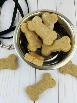 Peanut Butter Banana Dog Treats