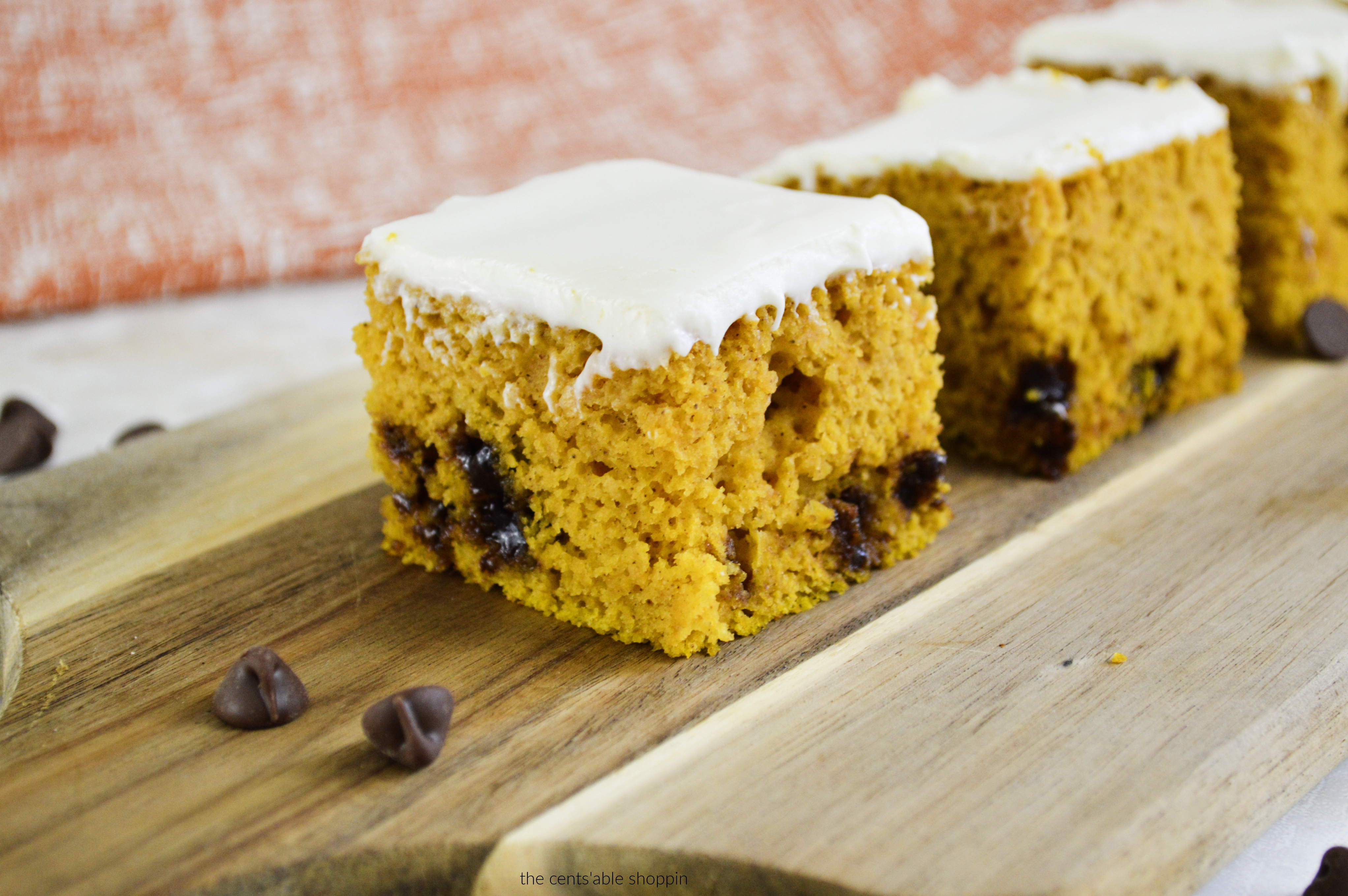 Cake Mix Pumpkin Bars