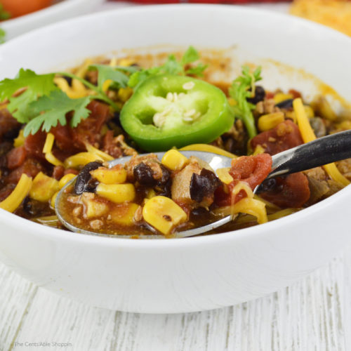 Corn and Black Bean Turkey Chili The CentsAble Shoppin