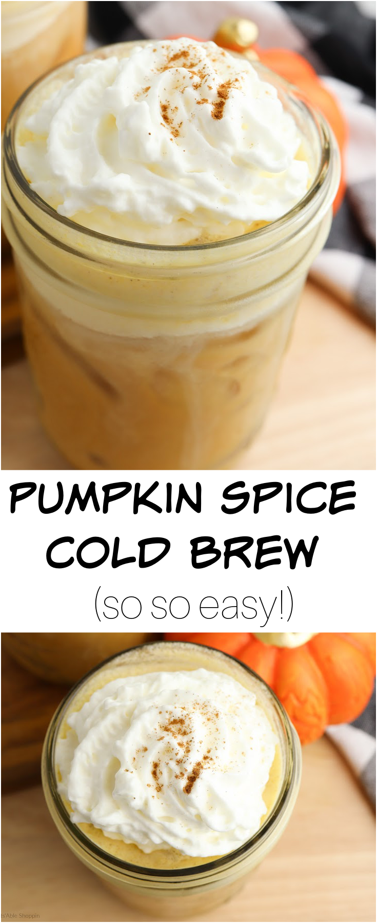 Pumpkin Spice Cold Brew