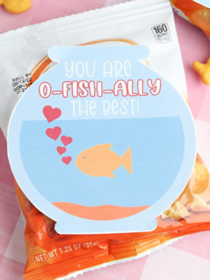 Goldfish Valentine (FREE Printable Download!)