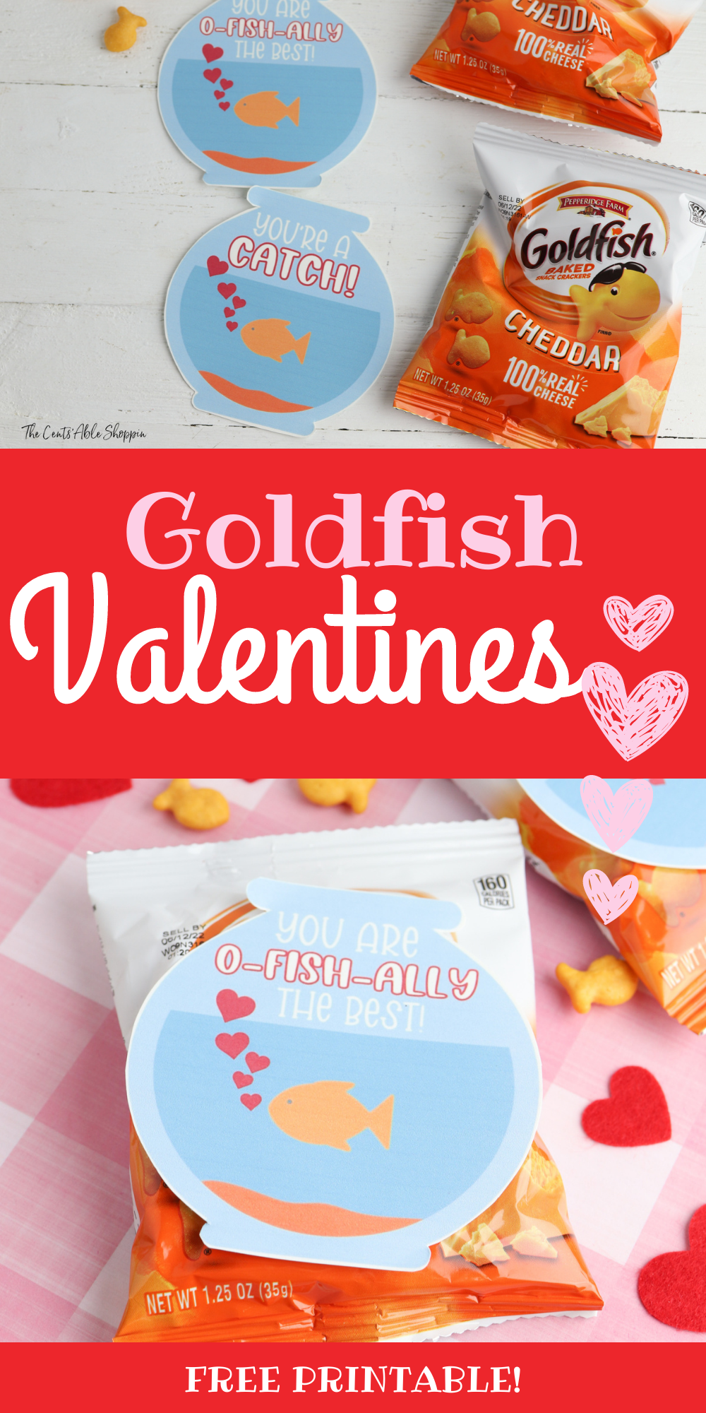 goldfish valentine cards