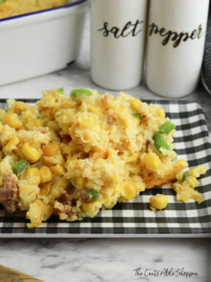 Jalapeño Cheddar Cornbread Casserole