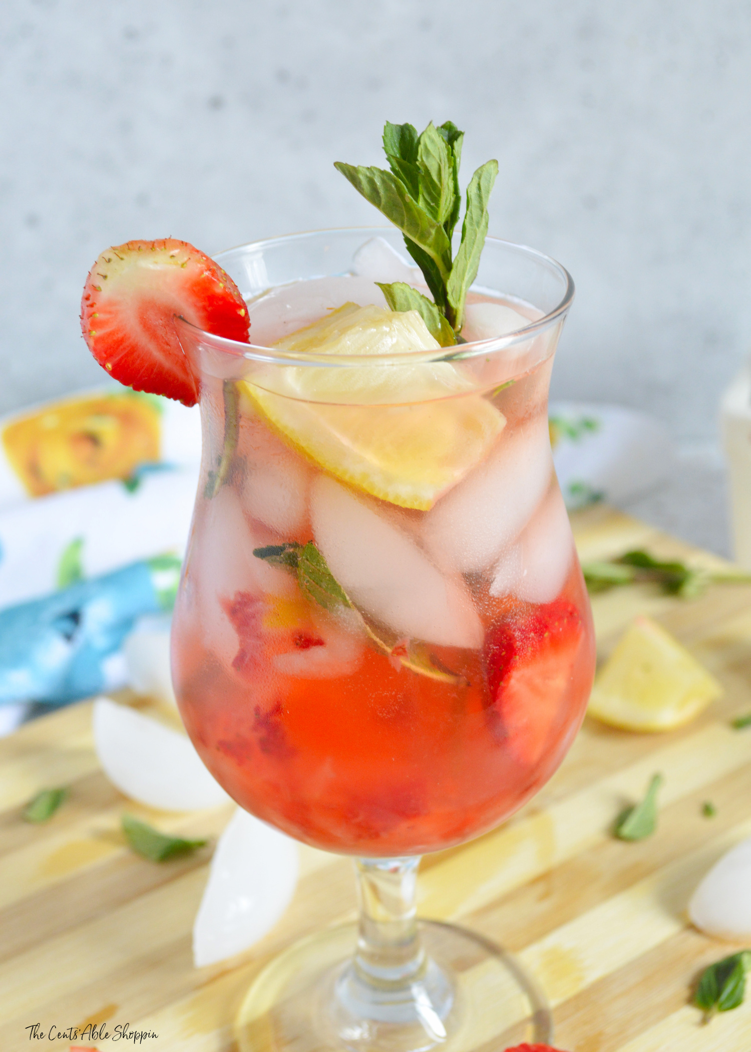 Spiked Strawberry Lemonade