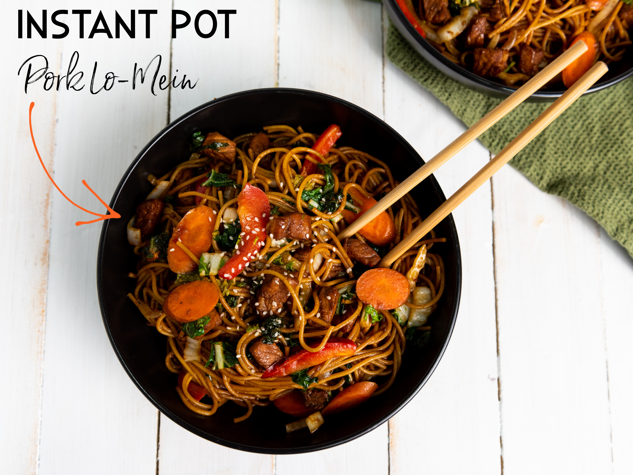 Instant Pot Pork Lo-Mein