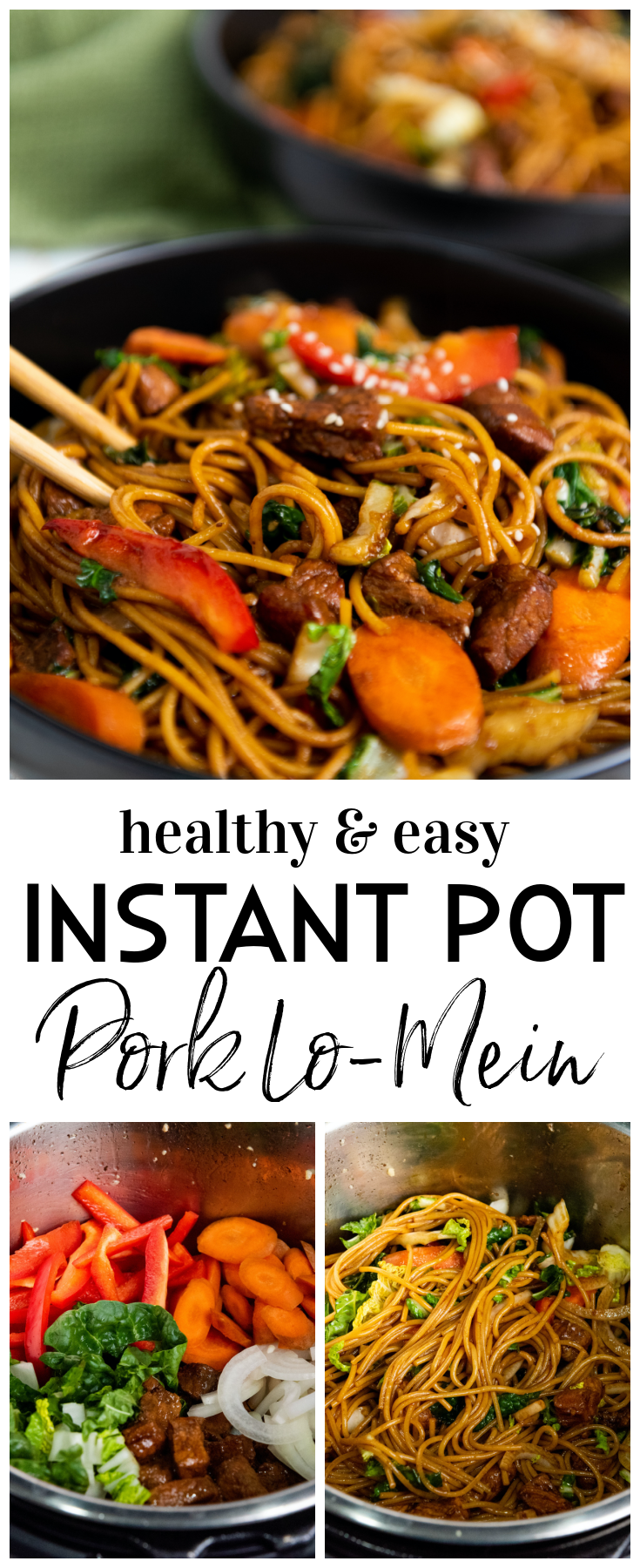 Instant Pot Pork Lo-Mein