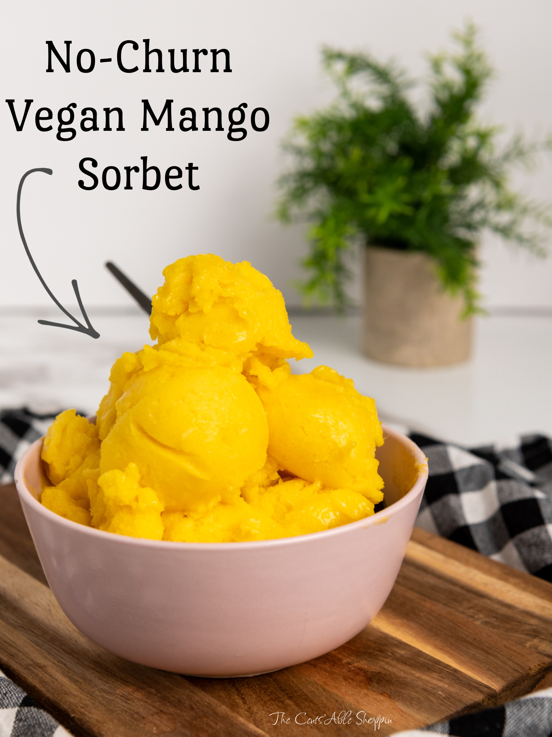 Vegan Mango Sorbet