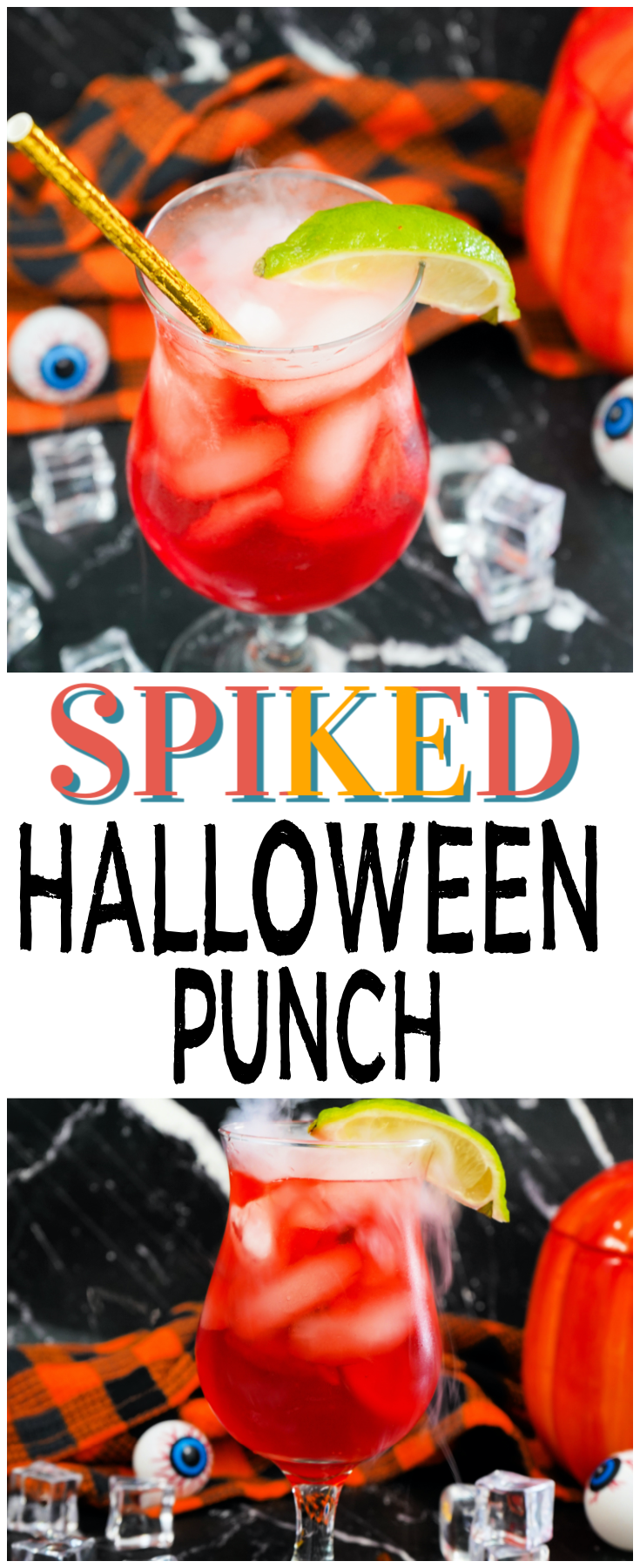 Spiked Halloween Punch (Adult Drink!)