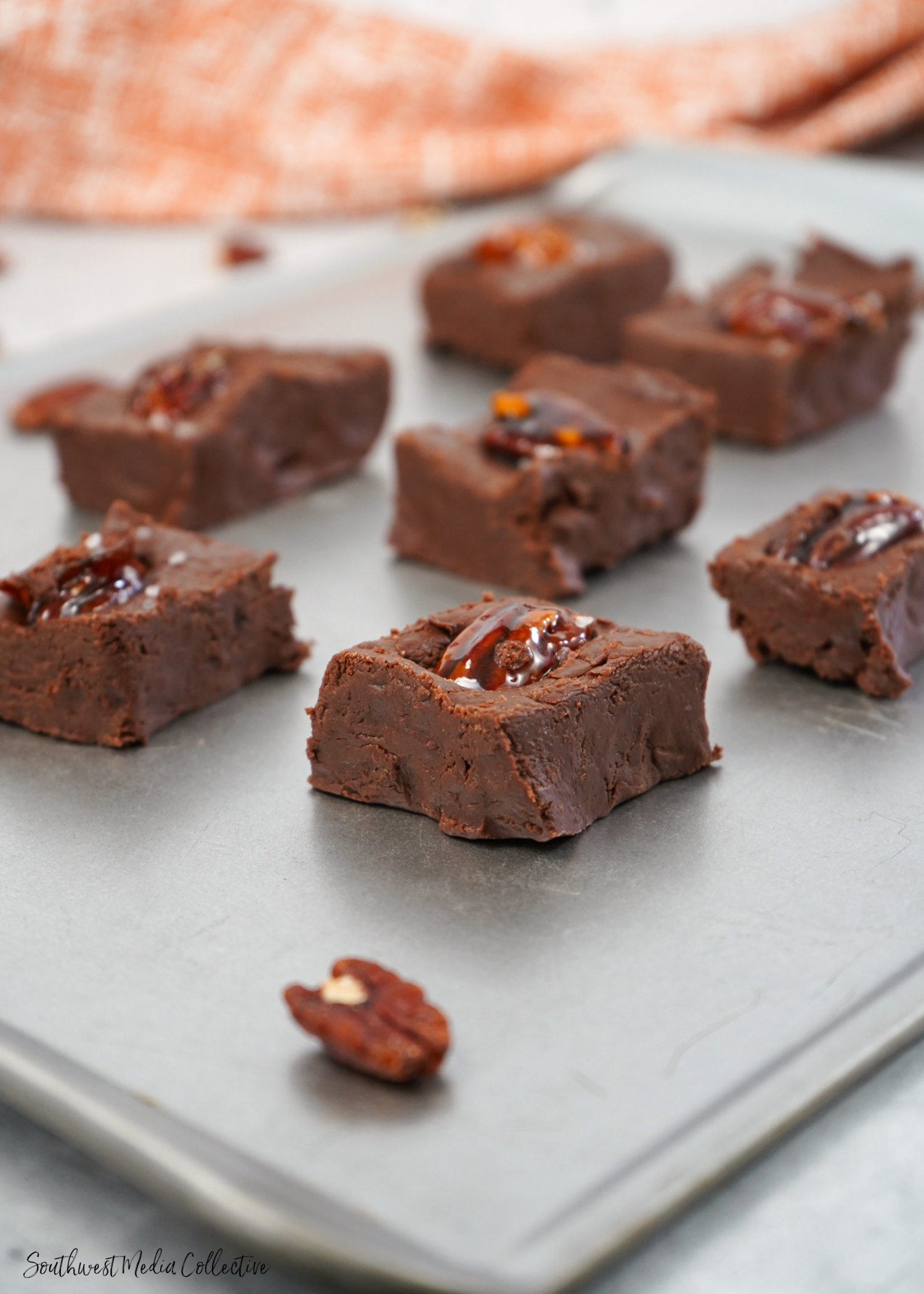 Caramelized Sea Salt and Pecan Fudge