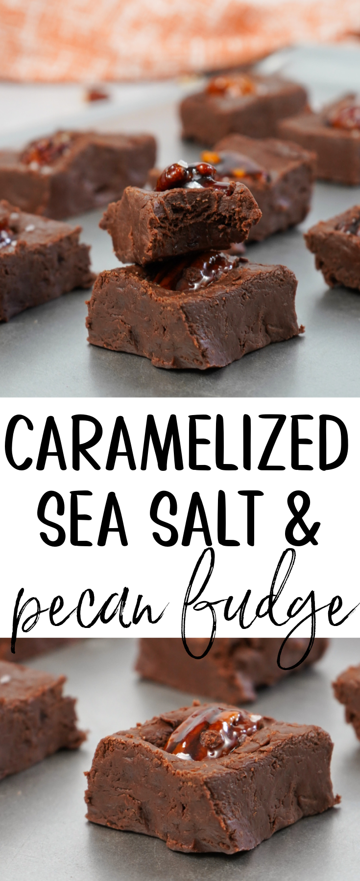 Caramelized Pecan and Sea Salt Fudge