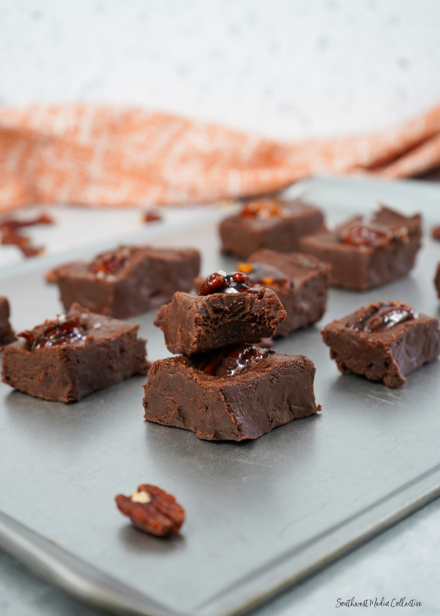 Caramelized Sea Salt and Pecan Fudge