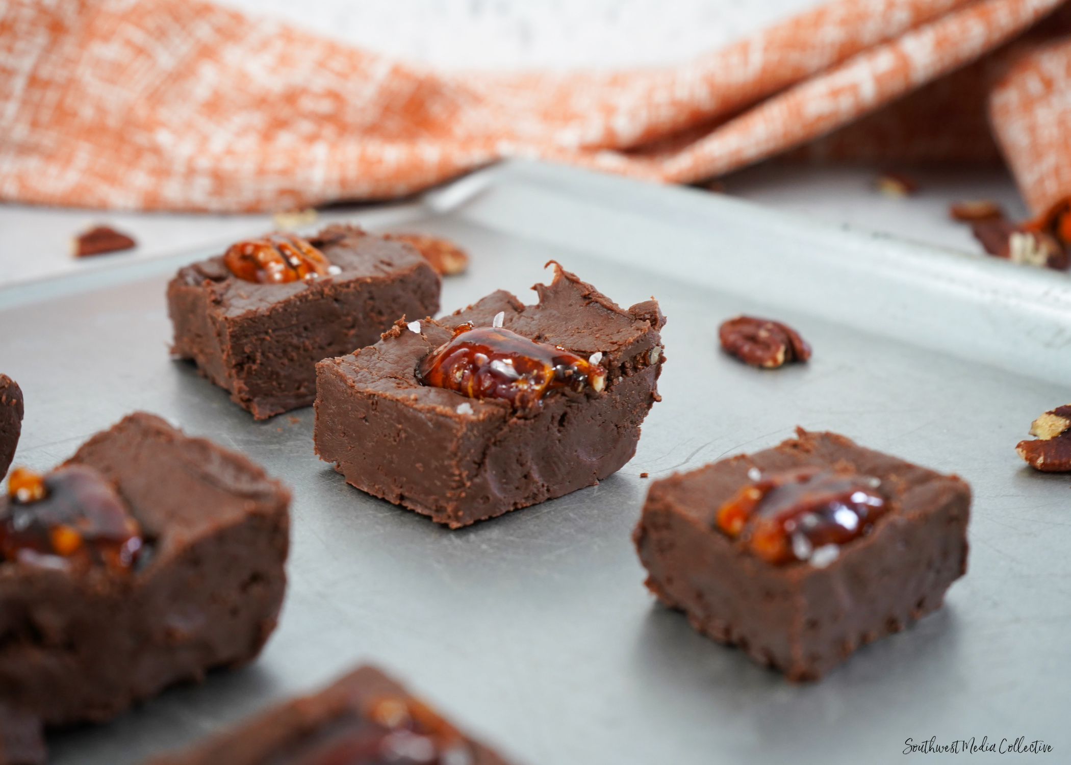 Caramelized Sea Salt and Pecan Fudge