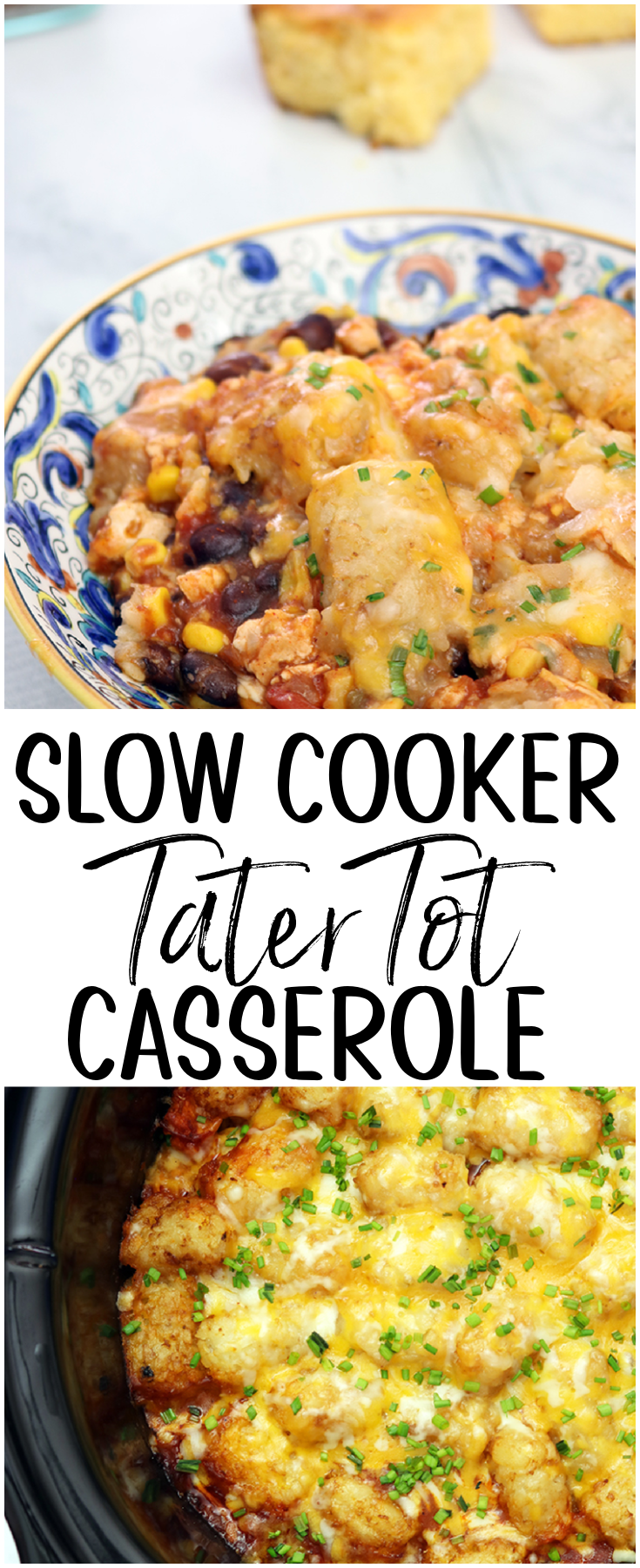 Slow Cooker Tater Tot Casserole