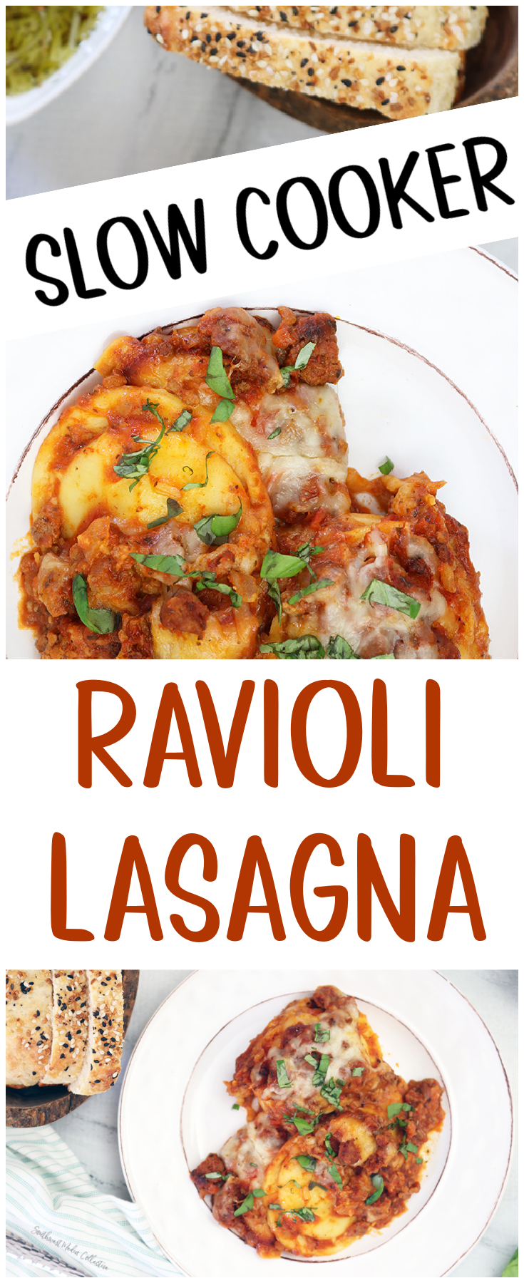 Slow Cooker Ravioli Lasagn