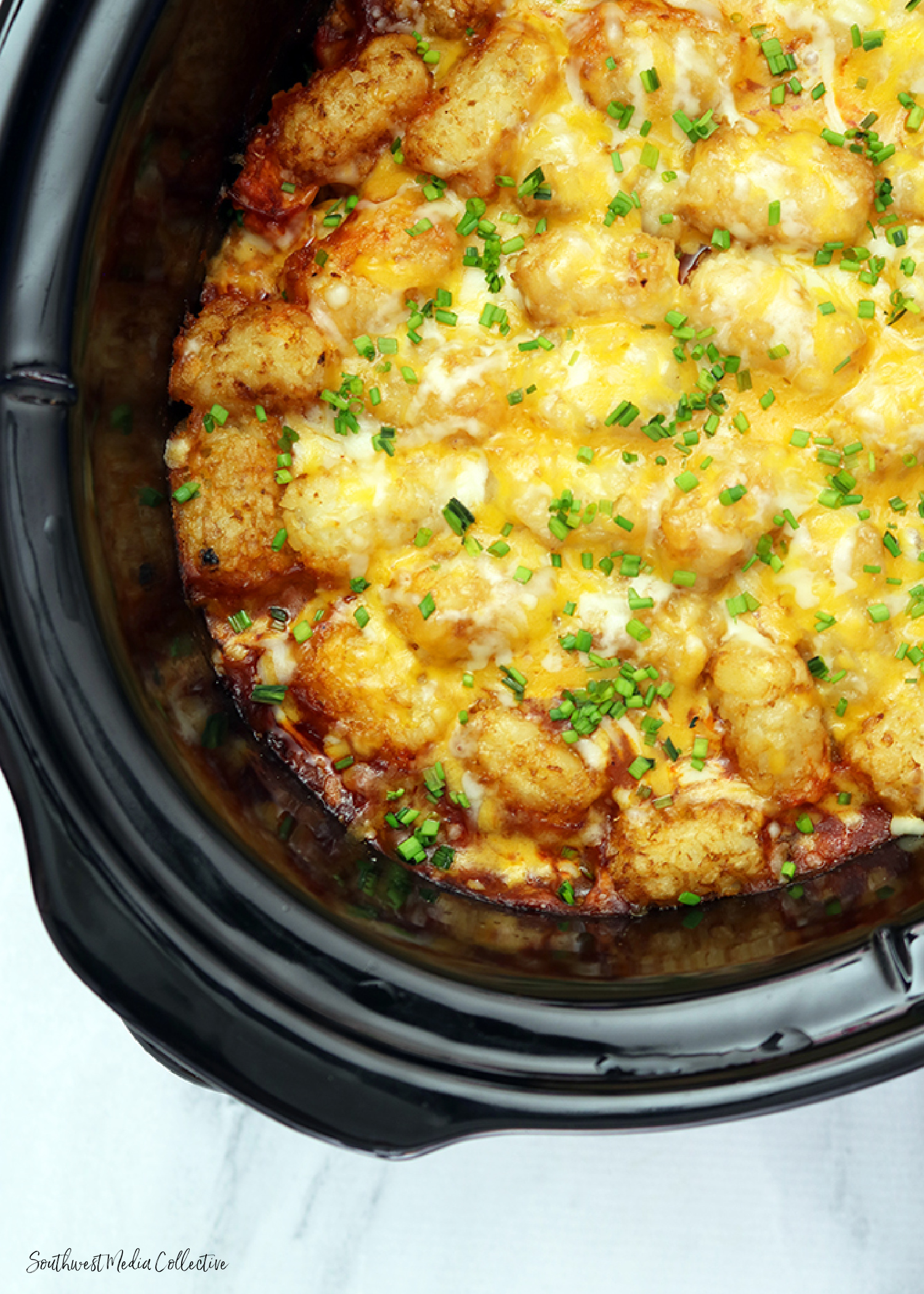 Slow Cooker Tater Tot Casserole