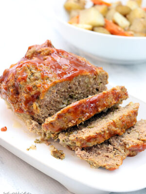 Slow Cooker Meatloaf and Potatoes