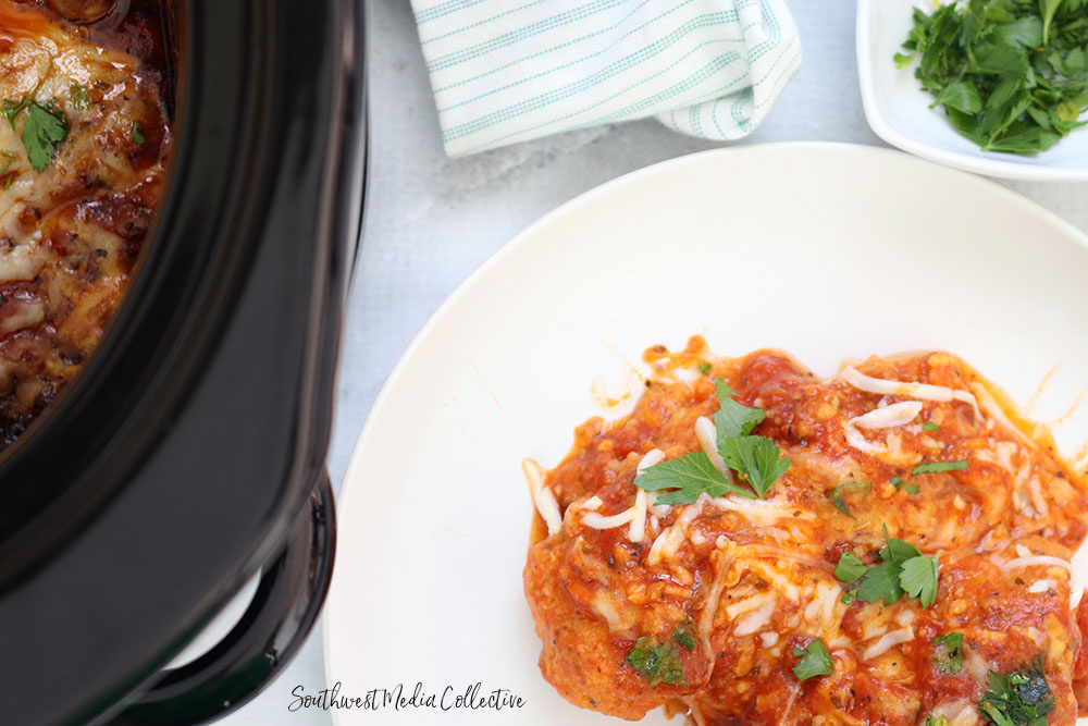 Slow Cooker Chicken Parmesan