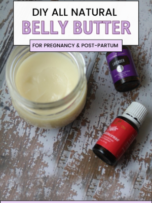 Natural Homemade Belly Butter for Pregnant Mamas