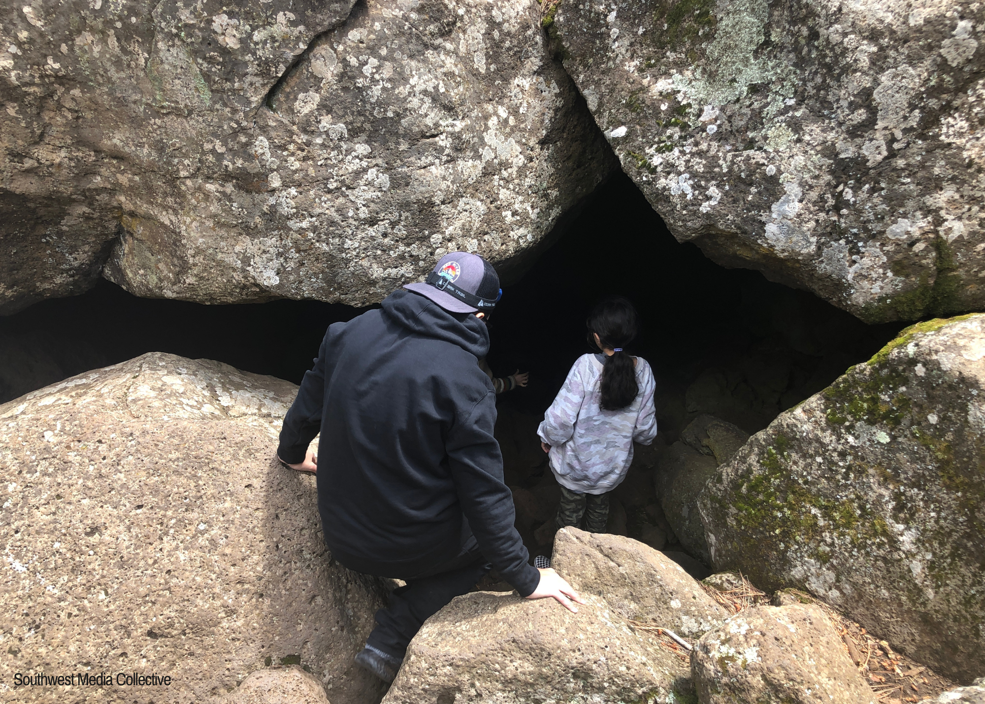 The Lava River Cave is just 30 minutes away from Flagstaff, Arizona. The cave itself was formed 700,000 years ago - at that time, molten lava erupted out of nearby Harts Prairie. The cave was founded in 1915 by lumbermen in the area.