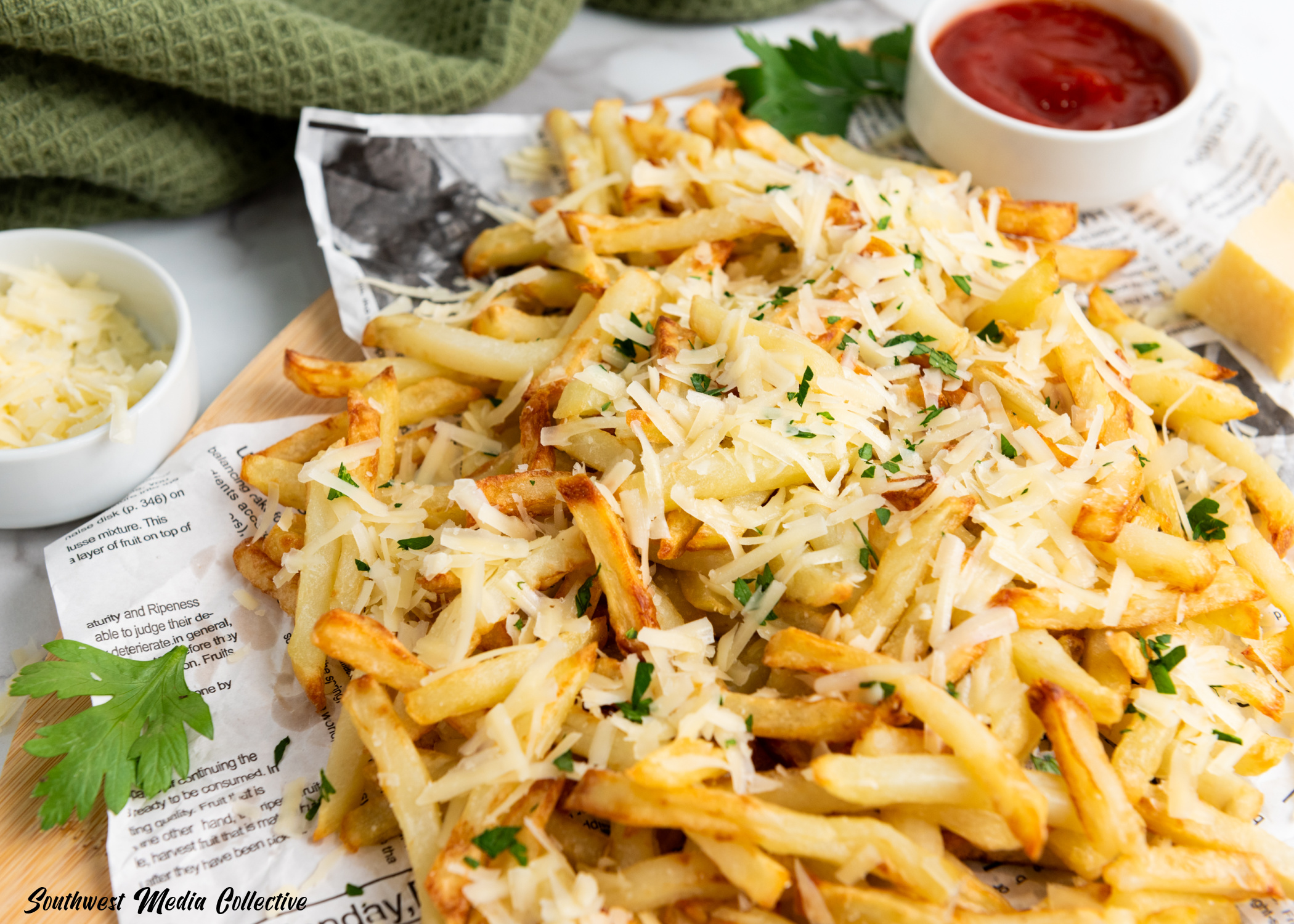 Air Fryer Parmesan Truffle Fries