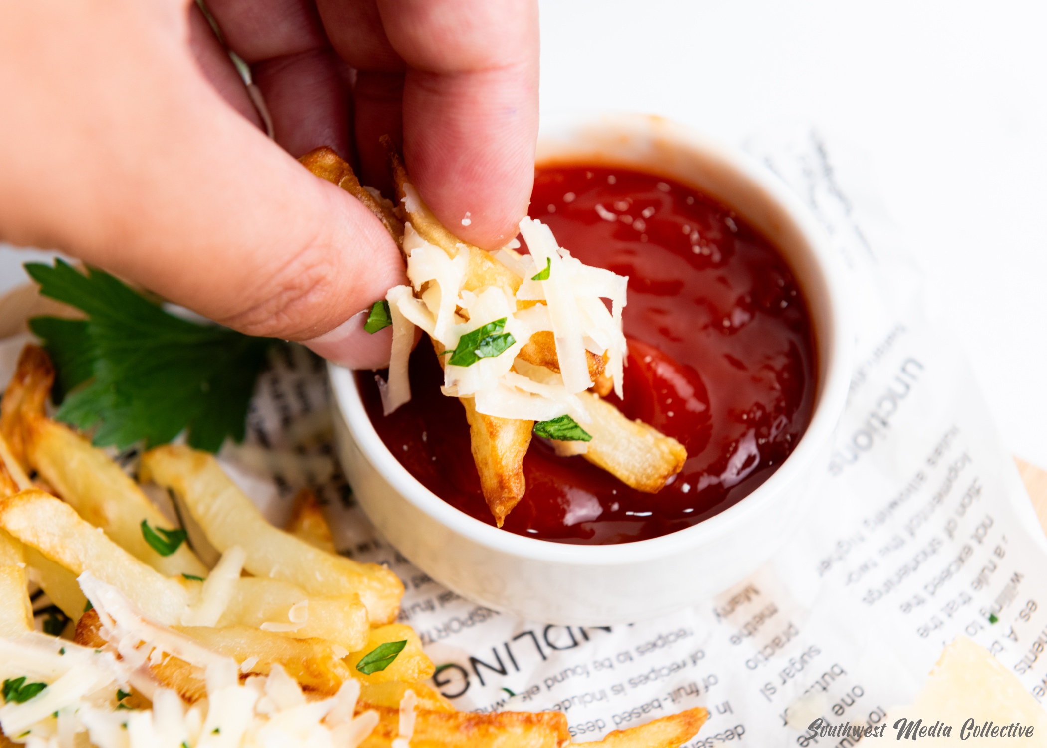 Air Fryer Parmesan Truffle Fries