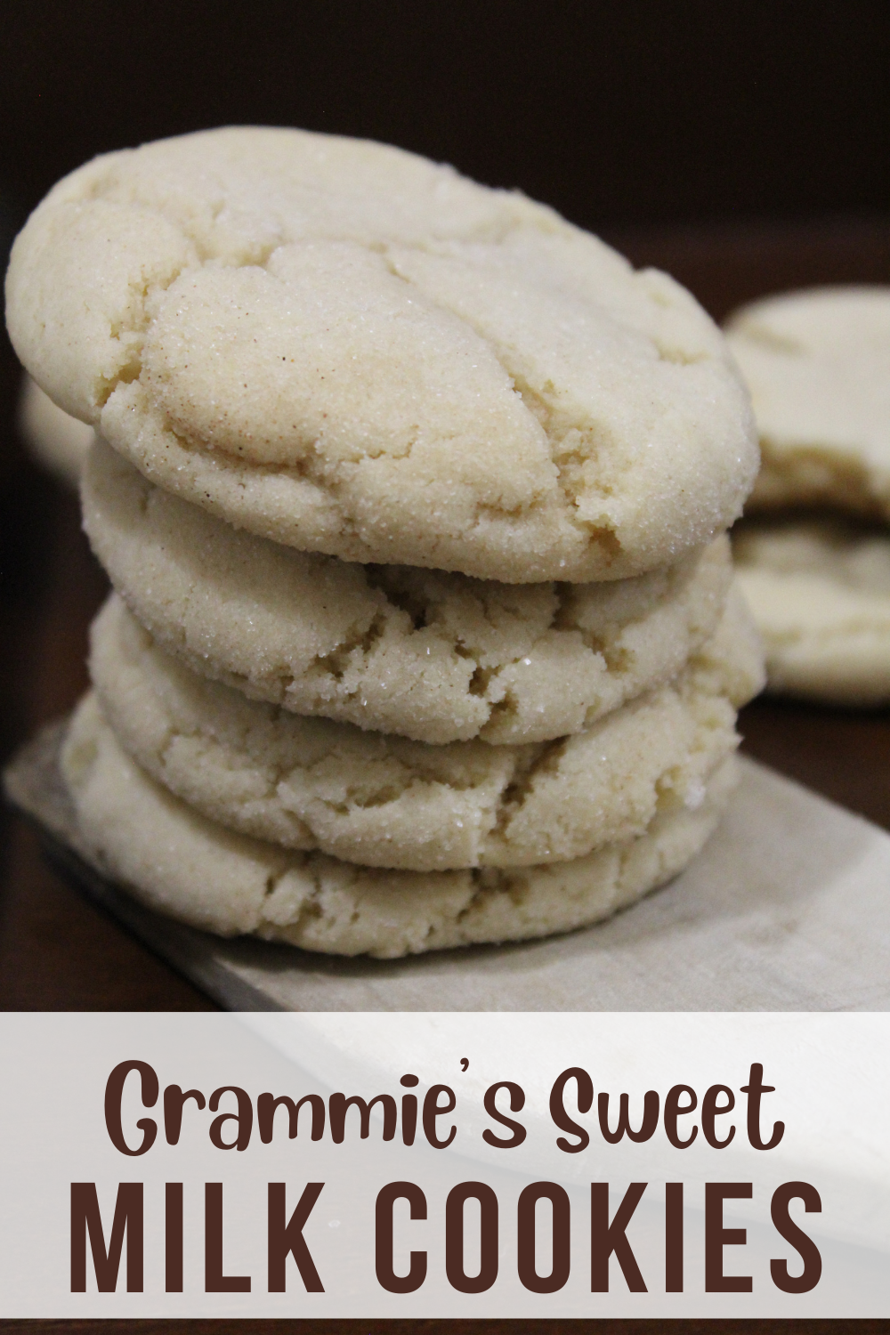 Gramma's Sweet Milk Cookies are old-fashioned goodness! Simple pantry ingredients come together quickly to make these simple cookies that are sweet and rich in flavor!