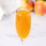 Get ready for your next holiday, birthday or get together with this easy 2-ingredient Apple Cider Mimosa!  It is the perfect way to relax after a long day or celebrate family and friends!
