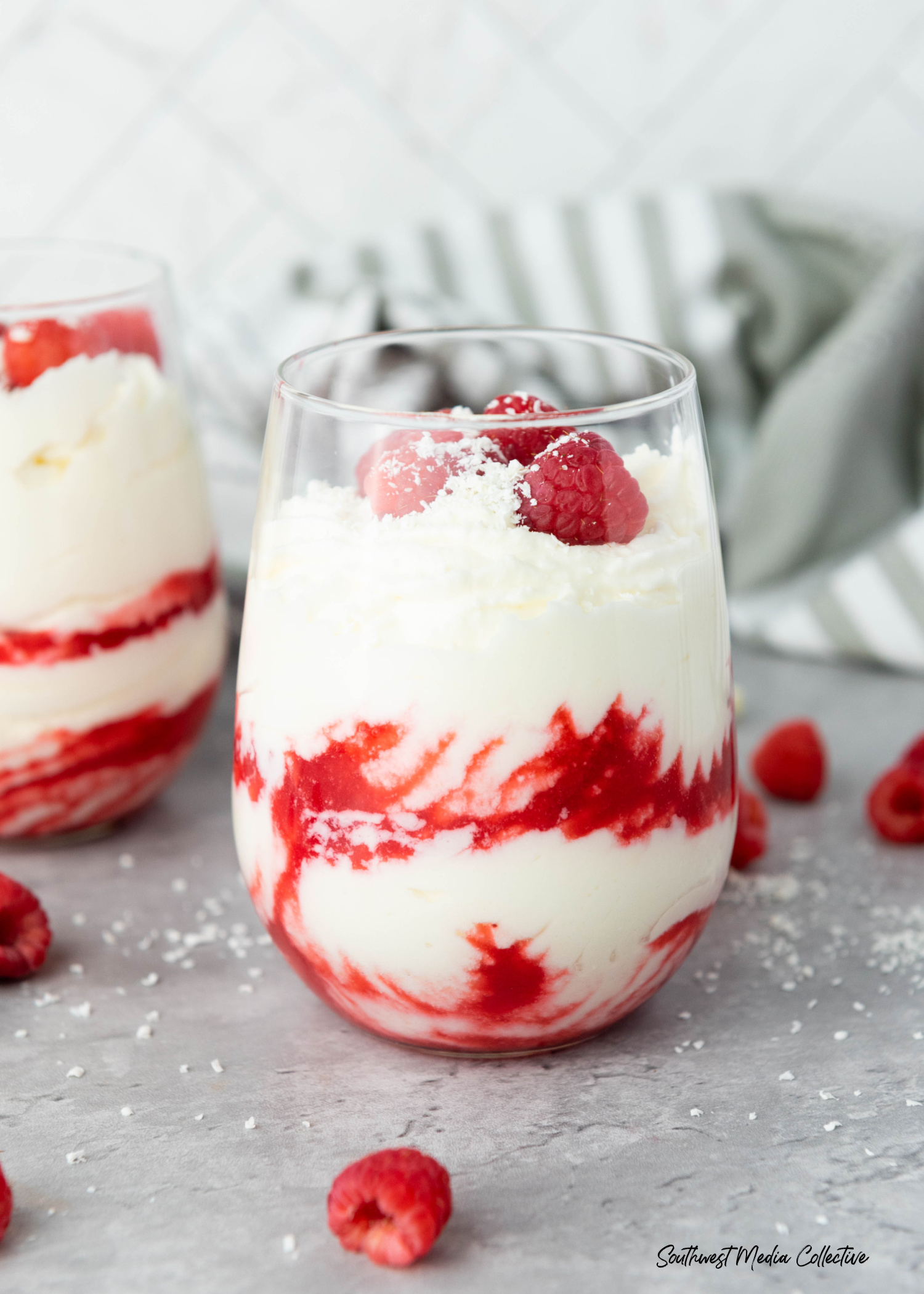 White Chocolate Raspberry Mousse in cups are the perfect dessert - and come together in less than 15 minutes with the most delicious ingredients that will have you aching for more!