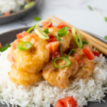 Easy Bang Bang Shrimp made in the comfort of your own home!  Simple ingredients come together quickly to create a meal that everyone will love!