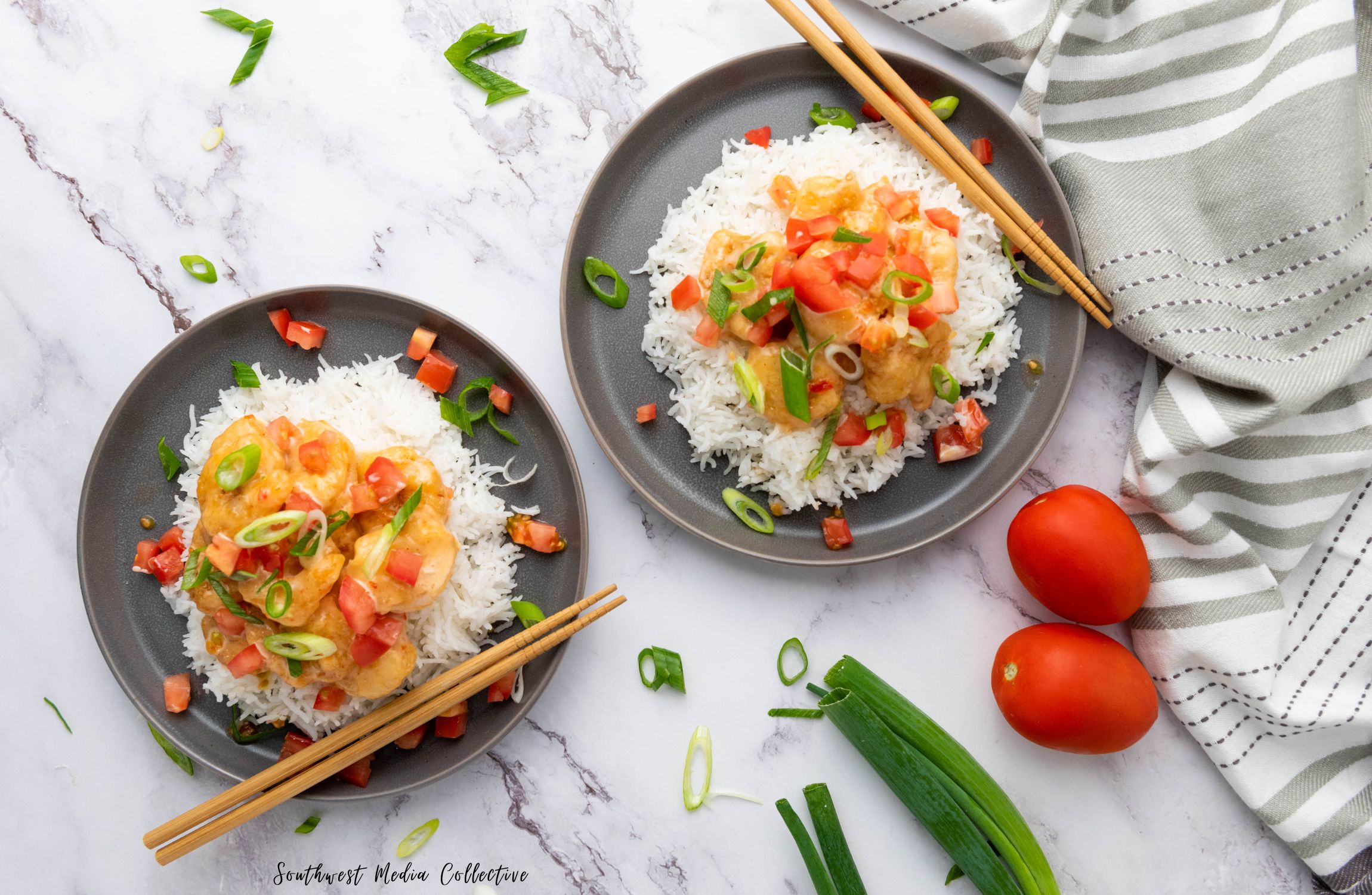 Easy Bang Bang Shrimp made in the comfort of your own home!  Simple ingredients come together quickly to create a meal that everyone will love!