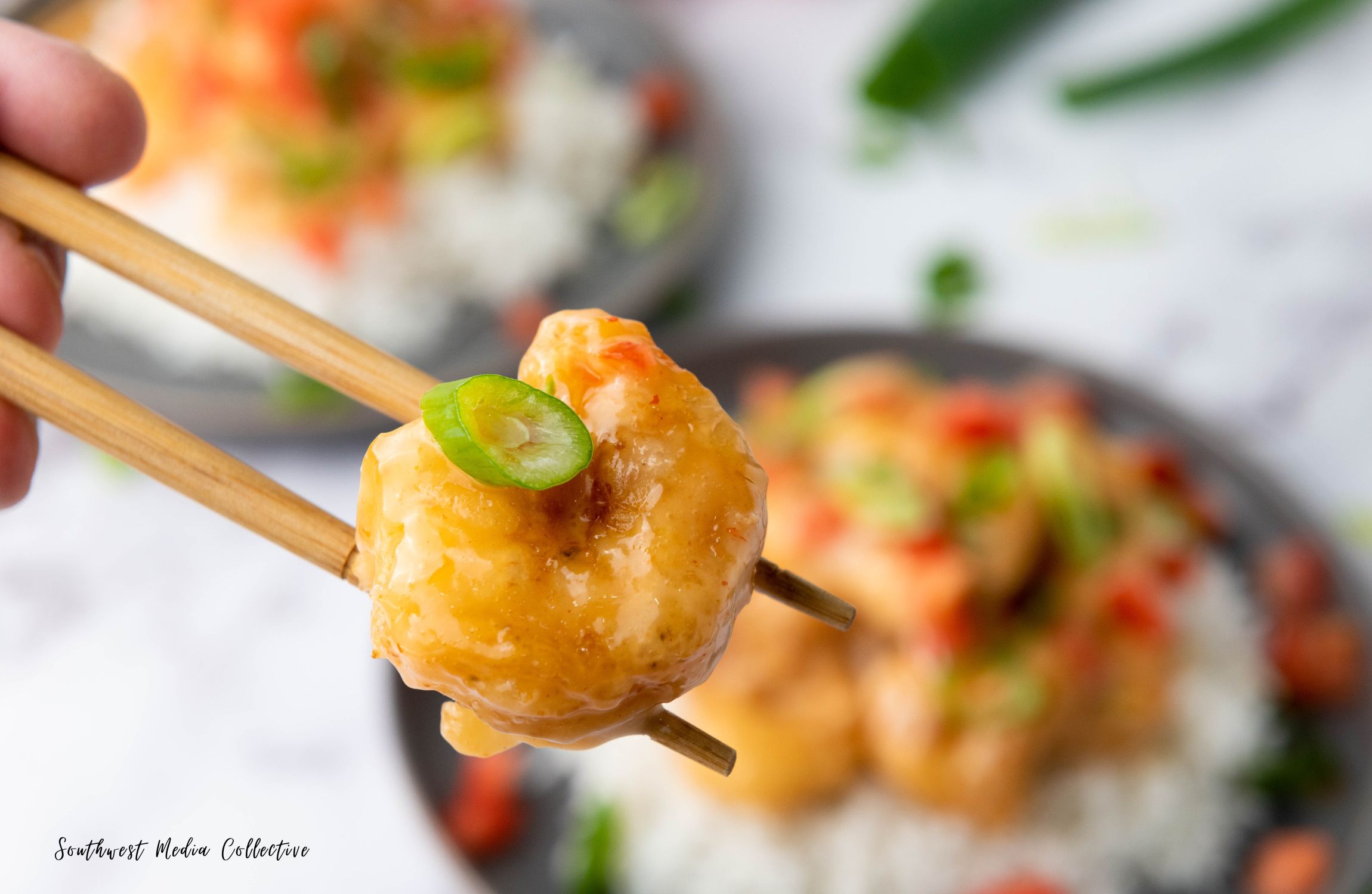Easy Bang Bang Shrimp made in the comfort of your own home!  Simple ingredients come together quickly to create a meal that everyone will love!