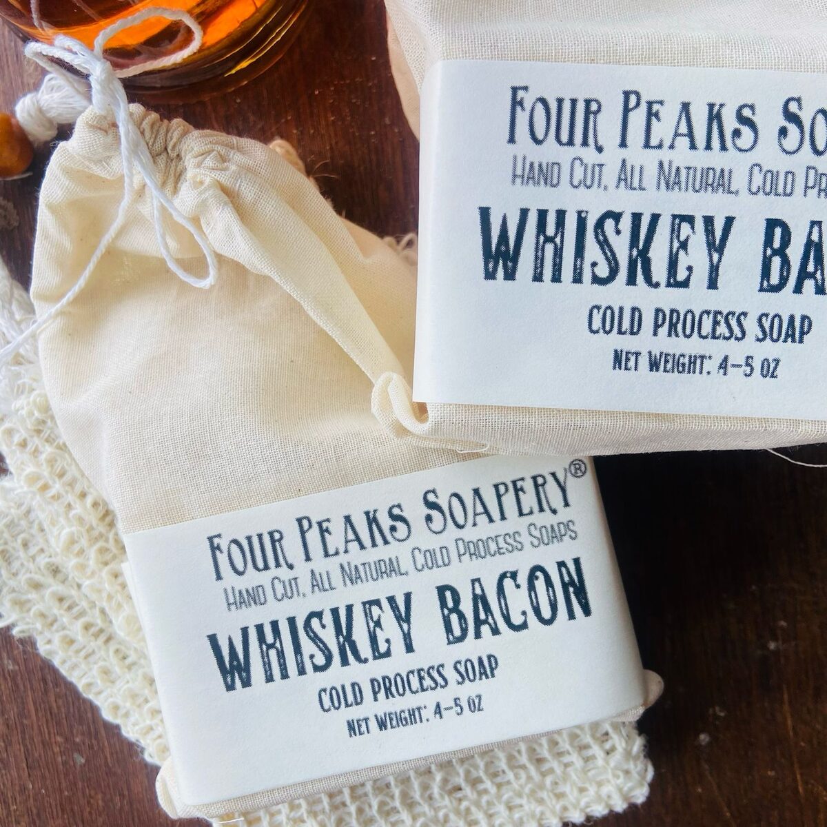 Whiskey Bacon Cold Process Soap